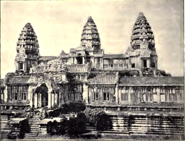 Le rovine di Angkor-Vat