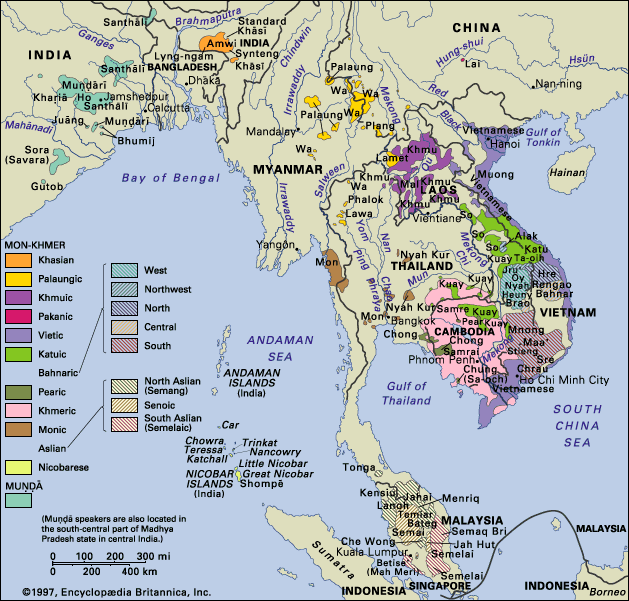 La difussione delle lingue austroasiatiche