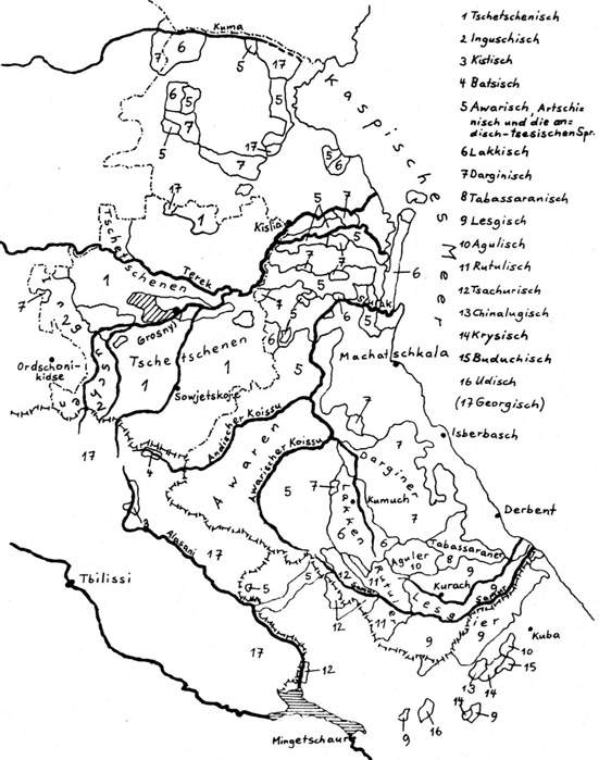 Le lingue caucasiche nordorientali