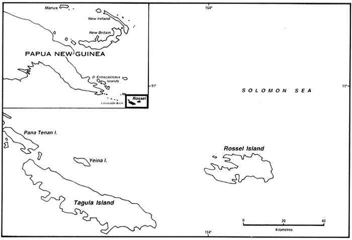 L'arcipelago Lusiade e l'isola Rossel