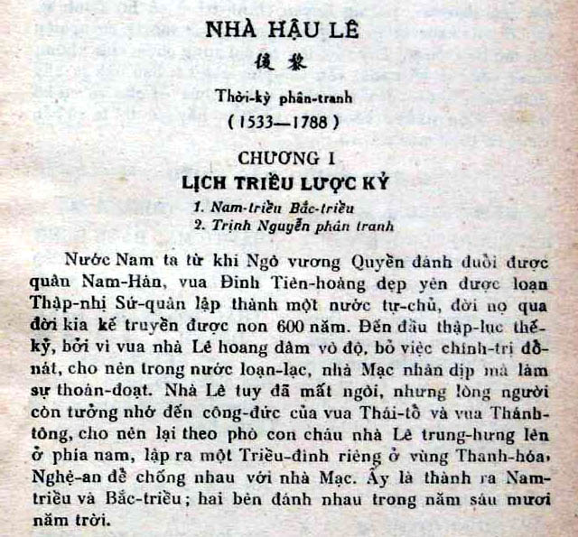 Un esempio di scrittura vietnamita
